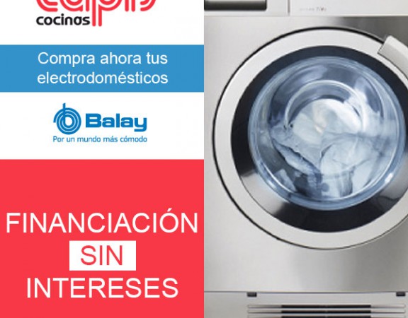 Promoción electrodomésticos Balay
